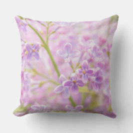 Cojín Decorativo Flores de Lila Niebla