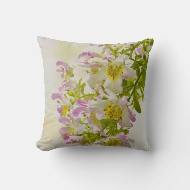 Cojín Decorativo Flores de mariposa (Anverso)