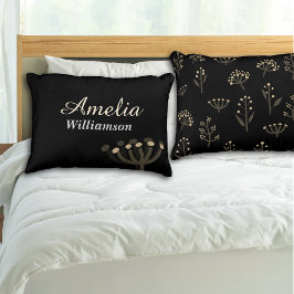Cojín Decorativo Flores de Mimosa Noche Bonita Personalizar
