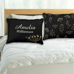 Cojín Decorativo Flores de Mimosa Noche Bonita Personalizar