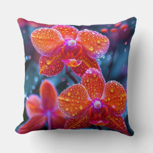 Cojín Decorativo flores de orquídea