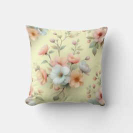 Cojín Decorativo Flores de Pascua de primavera