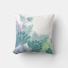 Cojín Decorativo flores de pascua lluviosas