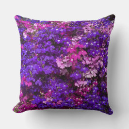 Cojín Decorativo Flores de plantilla de 4 fotos en lanzamiento de r