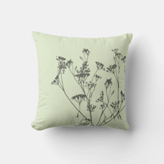 Cojín Decorativo Flores de pradera salvia elegantes modernas