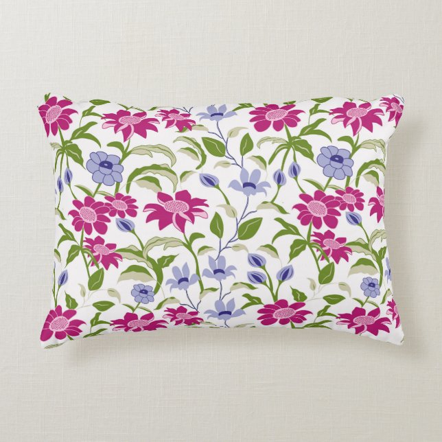 Cojín Decorativo Flores de primavera (Anverso)