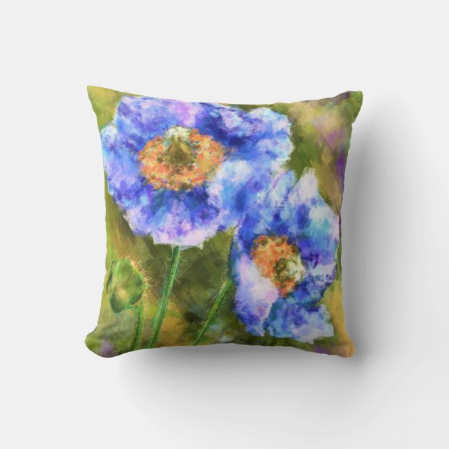 Cojín Decorativo Flores de primavera floridas Pillow (Anverso)