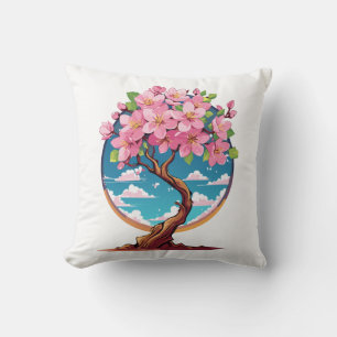 Cojín Decorativo Flores de Sakura florecen