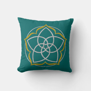 COJÍN DECORATIVO FLORES DE VENUS / ORO DE AVERÍA DE AVANZA DE AVANZ