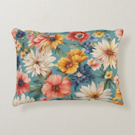 Cojín Decorativo Flores de verano elegantes y sorprendentes