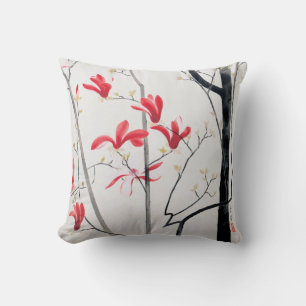 Cojín Decorativo Flores del árbol de la Magnolia, Kobayashi Kokei