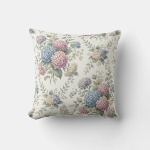 Cojín Decorativo Flores delicadas de hortensias