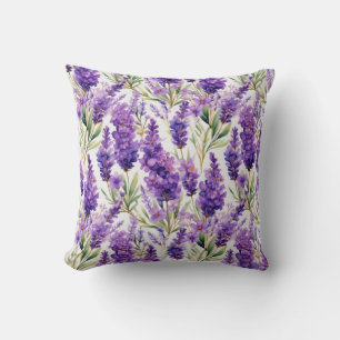 Cojín Decorativo Flores elegantes de lavanda