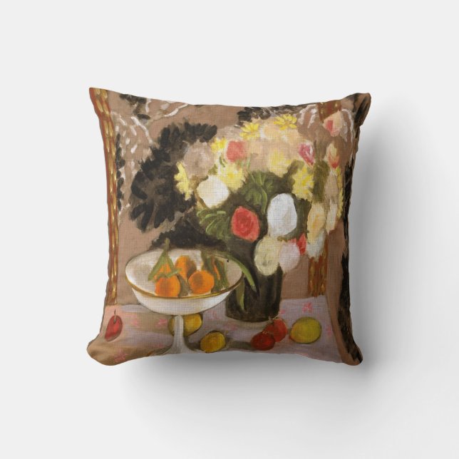 Cojín Decorativo Flores en grano (Anverso)