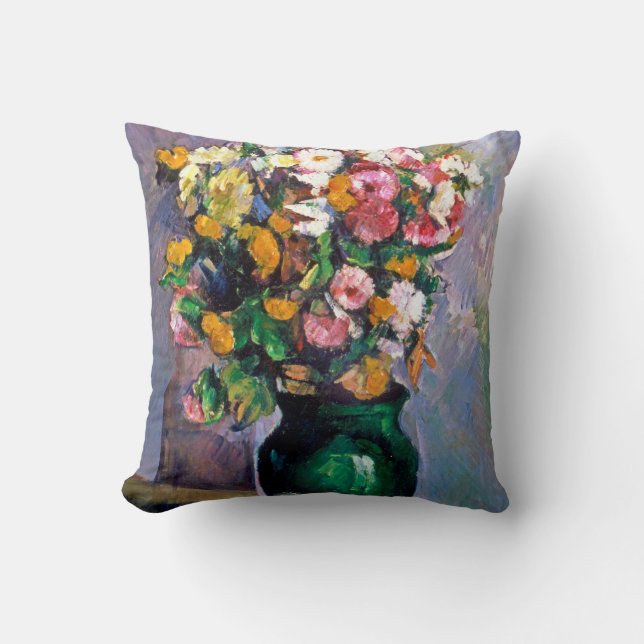 Cojín Decorativo Flores en Jarrón, Cezanne (Anverso)