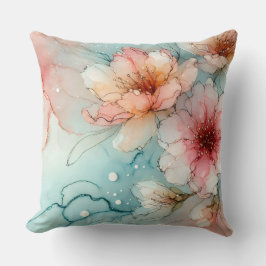 Cojín Decorativo Flores en la sangre: un resumen del diseño de tint