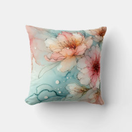 Cojín Decorativo Flores en la sangre: un resumen del diseño de tint