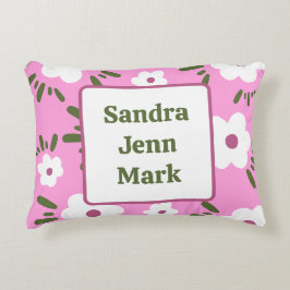 Cojín Decorativo Flores felices