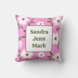 Cojín Decorativo Flores felices