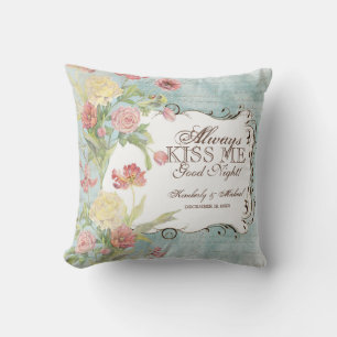 Cojín Decorativo Flores florales subiós Peony del iris del tulipá