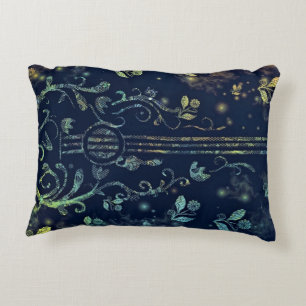 Cojín Decorativo Flores Guitarra Arte - Romántico