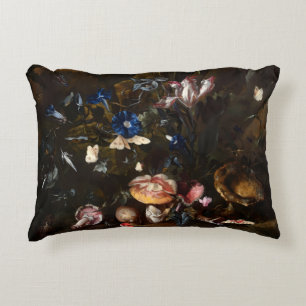Cojín Decorativo Flores hongos mariposas rana y serpiente