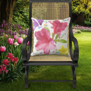 Cojín Decorativo Flores Impasto