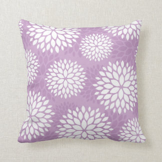 Cojín Decorativo Flores Lilac Purple Modernas