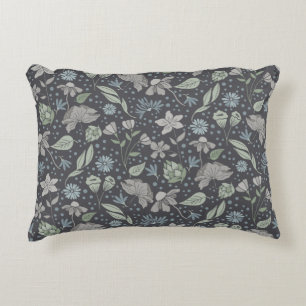 Cojín Decorativo Flores Monocromáticas Ditsy