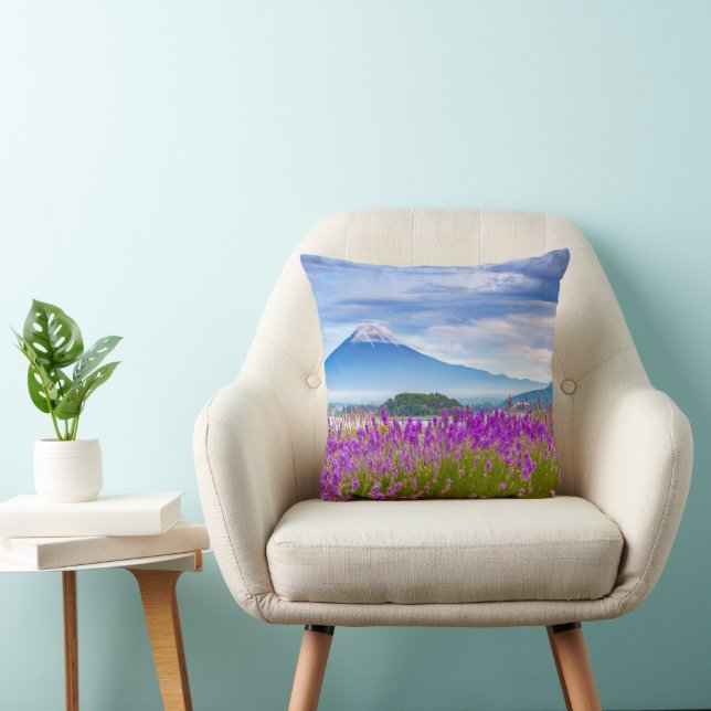 Cojín Decorativo Flores | Monte Fugi Japón (Silla)