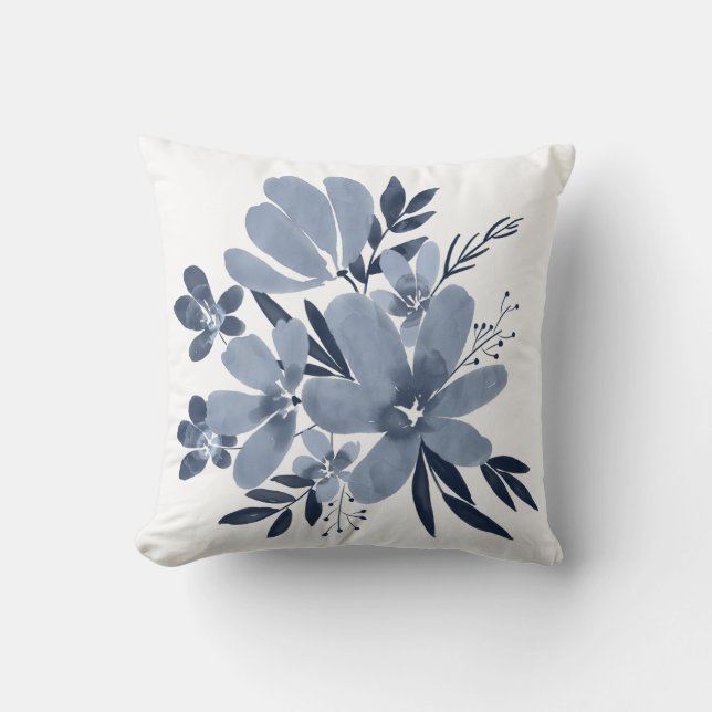 Cojín Decorativo Flores moradas (Anverso)