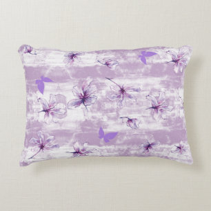 Cojín Decorativo Flores moradas