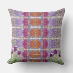 Cojín Decorativo Flores Moradas