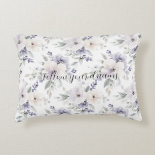 Cojín Decorativo Flores Moradas Bonitas