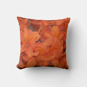 Cojín Decorativo flores naranjas