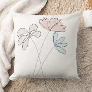 Cojín Decorativo Flores Neutrales Niños Cushion de guardería