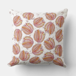 Cojín Decorativo Flores Pêssego