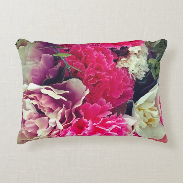 Cojín Decorativo Flores por Mohamed (Anverso)