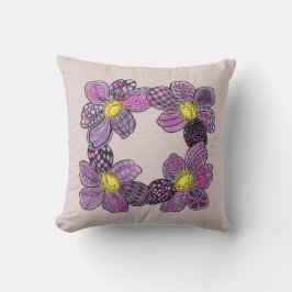 Cojín Decorativo Flores púrpura de Lilac