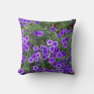 Cojín Decorativo Flores púrpura de Phlox en un