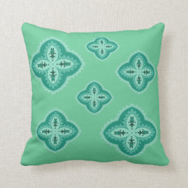 Cojín Decorativo Flores reversibles del cordón del trullo y de la