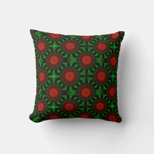 Cojín Decorativo Flores rojas americano MoJo Pillow