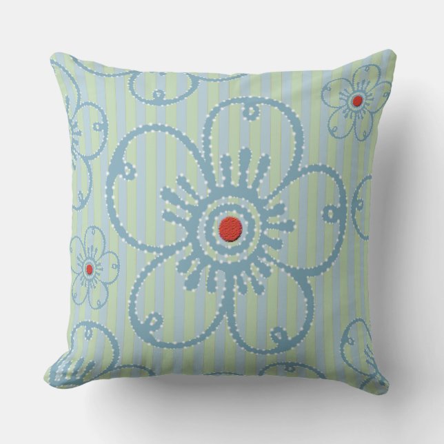 Cojín Decorativo Flores románticas - Pillow (Anverso)