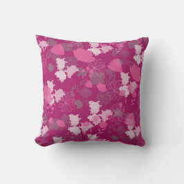 Cojín Decorativo flores rosadas