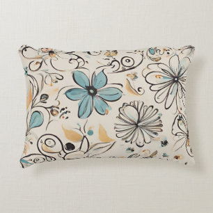 Cojín Decorativo Flores salvajes de primavera