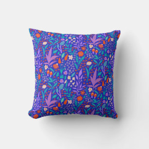 Cojín Decorativo Flores Silvestres Vibrantes