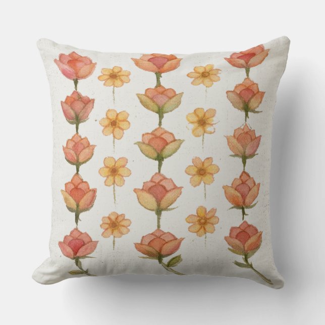 Cojín Decorativo Flores Susurrantes (Anverso)