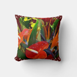 Cojín Decorativo Flores tropicales