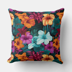Cojín Decorativo Flores Tropicales