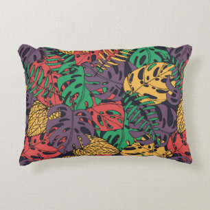 Cojín Decorativo Flores tropicales vintage sin fisuras